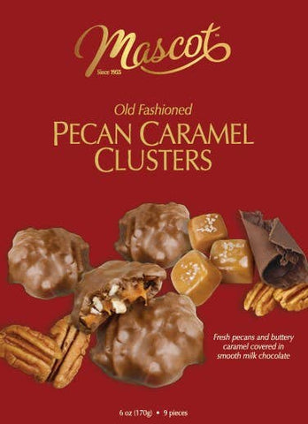 6oz Premium Pecan Caramel Clusters Gift Box