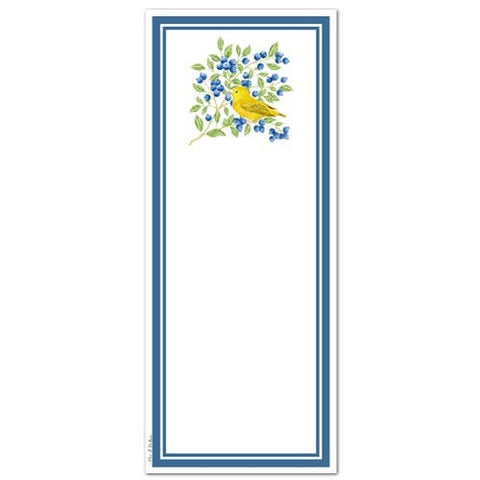 Magnetic Note Pad 14-517 Blueberry Warbler