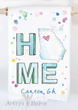 HOME in Georgia Customizable Kitchen Hand Towel