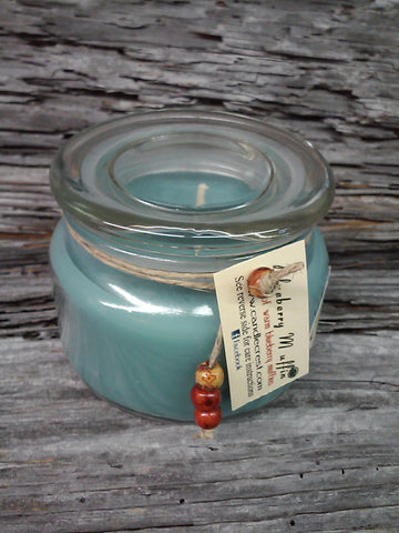 Blueberry Muffin blue jar candles