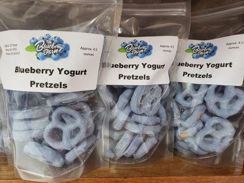 Blueberry Yogurt Covered Pretzels